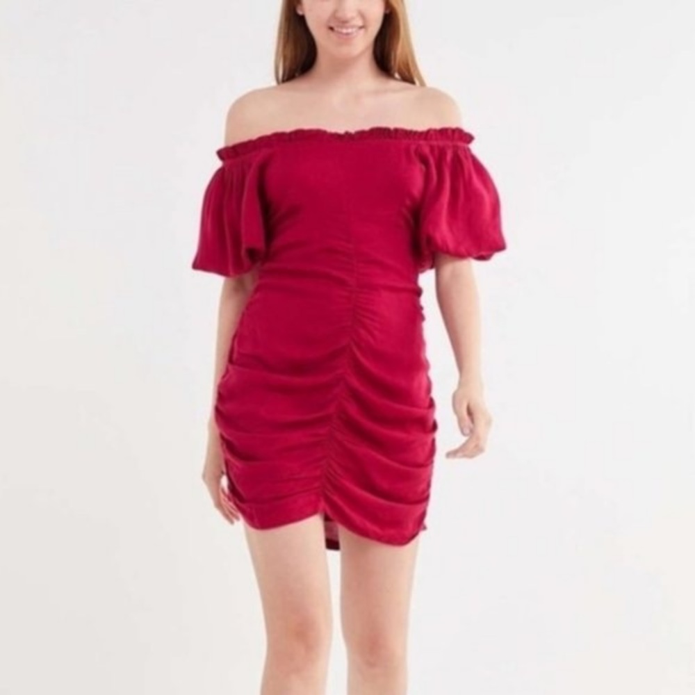 Urban Outfitters Raspberry Rouged Dress NWT
